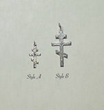 Sterling Silver Eastern Orthodox Cross