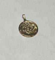 Vintage 10 Karat Gold Baptism Pendant