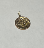 Vintage 10 Karat Gold Baptism Pendant