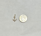 14 Karat Yellow Gold Mini Anchor Charm