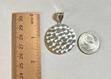 Sterling Silver Holy Infant of Atocha (Santo Niño de Atocha) 32mm Round Medal