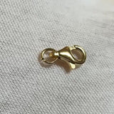 14 Karat Yellow Gold 10 x 6mm Fancy Lobster Clasp