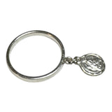 Sterling Silver Catholic Saint Medal "Anillo de Medallita" Ring