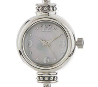 Sterling Silver Round Face Reflections Watch Starter Bracelet (Works for Pandora)