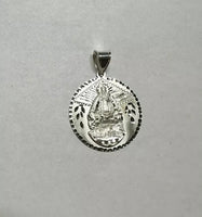 Sterling Silver Our Lady of Regla "Virgen de Regla" 32mm Round Medal