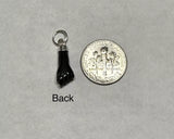 Genuine Asturian Spanish Azabache Jet Sterling Silver Mano Figa Hand Charm